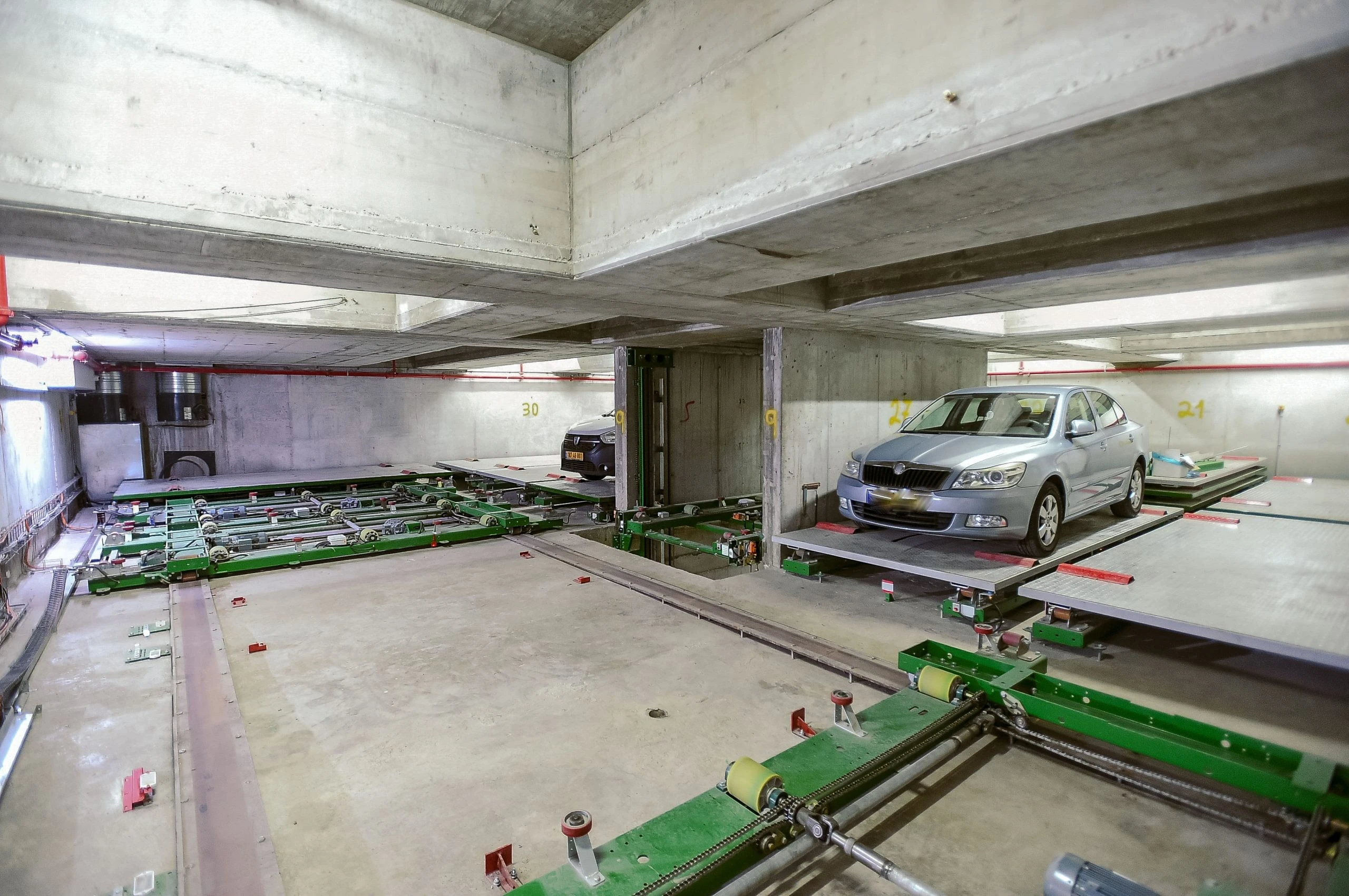 Parking Set Installation